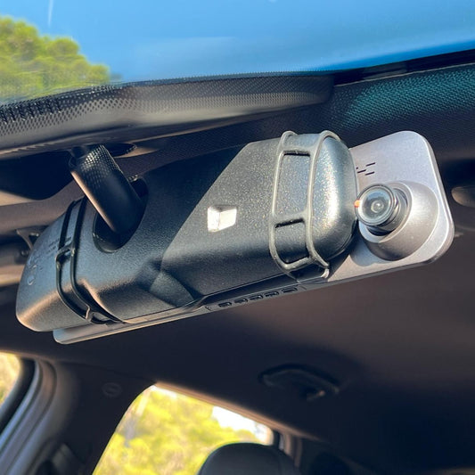 Dashcam retrovisor con cámara de marcha atrás-SafeVision