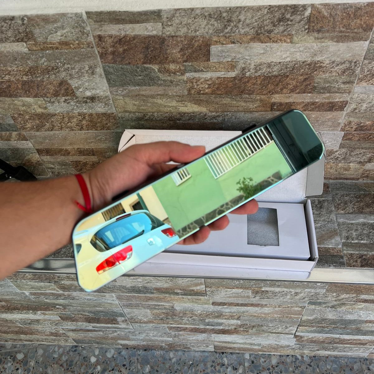 Dashcam retrovisor con cámara de marcha atrás-SafeVision