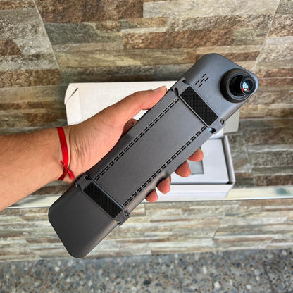 Dashcam retrovisor con cámara de marcha atrás-SafeVision